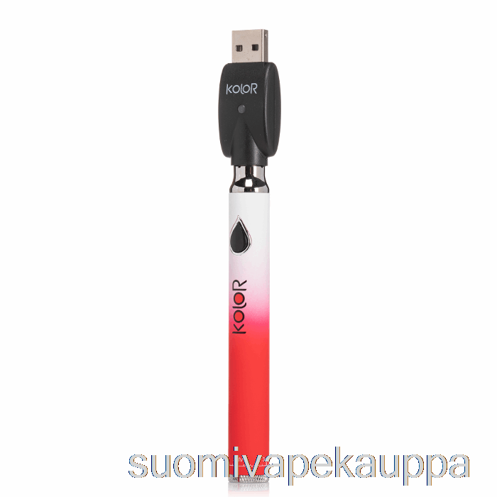Vape Suomi Leaf Buddi Kolor Twist Slim 650mah Akku Punainen